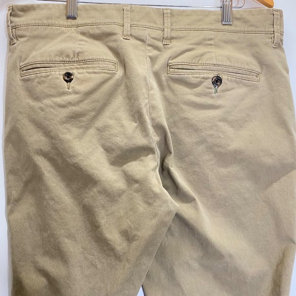 Goodfellow & Co Mens Stretch Straight Leg Hennepin Chino Pants Brown Size 34x32 - Picture 2 of 14